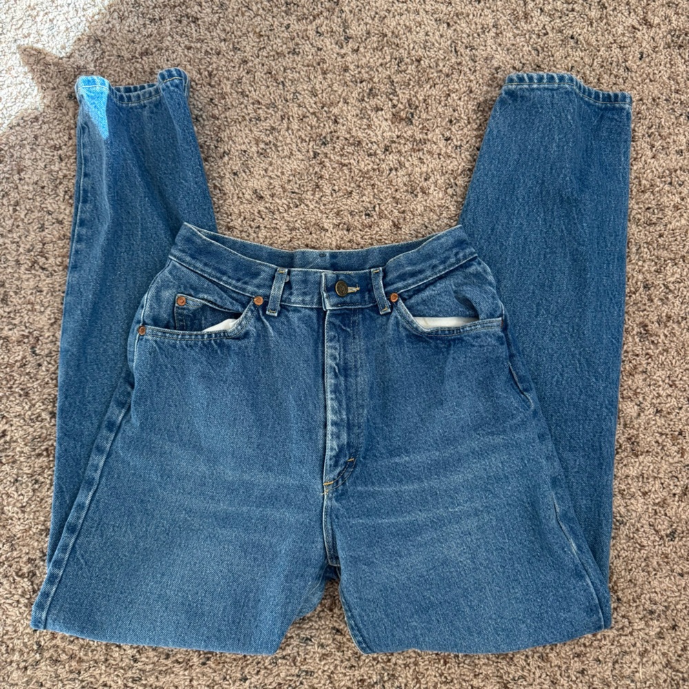 Vintage Mid Wash Lee Jeans Straight Leg